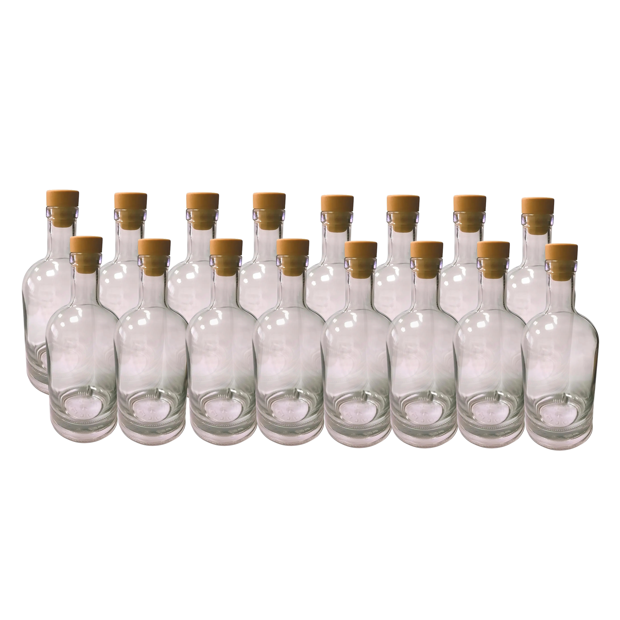 Пляшка для напоїв Хлоя 0,7 л із пробкою 16 шт. (31588246)