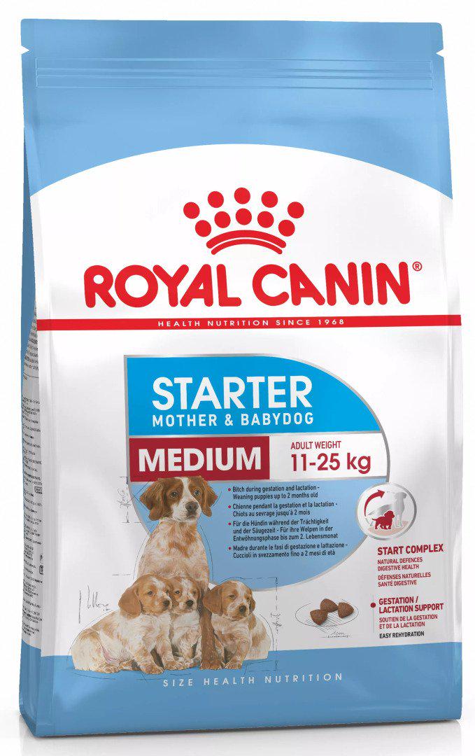 Корм сухий для цуценят середніх порід Royal Canin Medium Starter 1 кг (3182550778718)