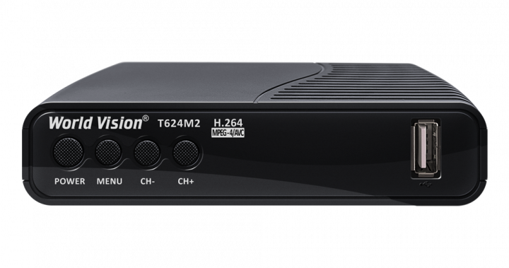 Тюнер Т2 DVB-T2/C World Vision T624M2 с поддержкой кабельного ТВ