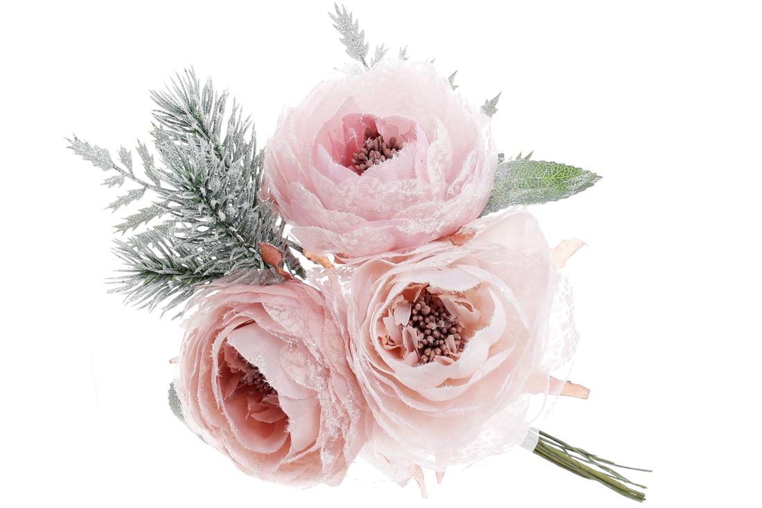 Декоративный цветок BonaDi Роза 3 шт. (832-158)