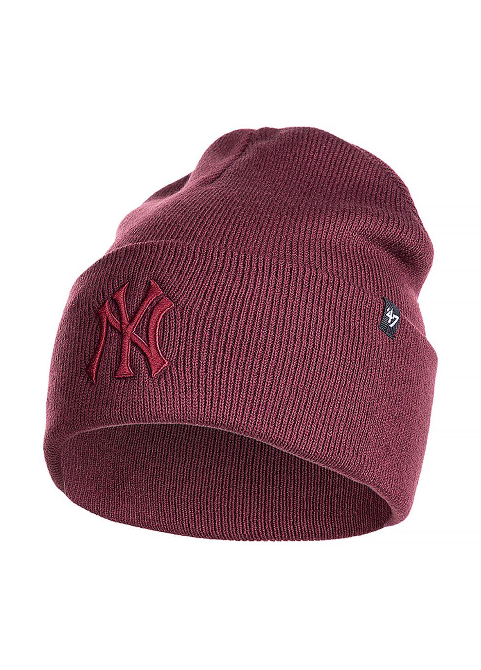 Шапка 47 Brand MLB NEW YORK YANKEES HAYMAKER Бордовый (7dB-HYMKR17ACE-KMA One size)