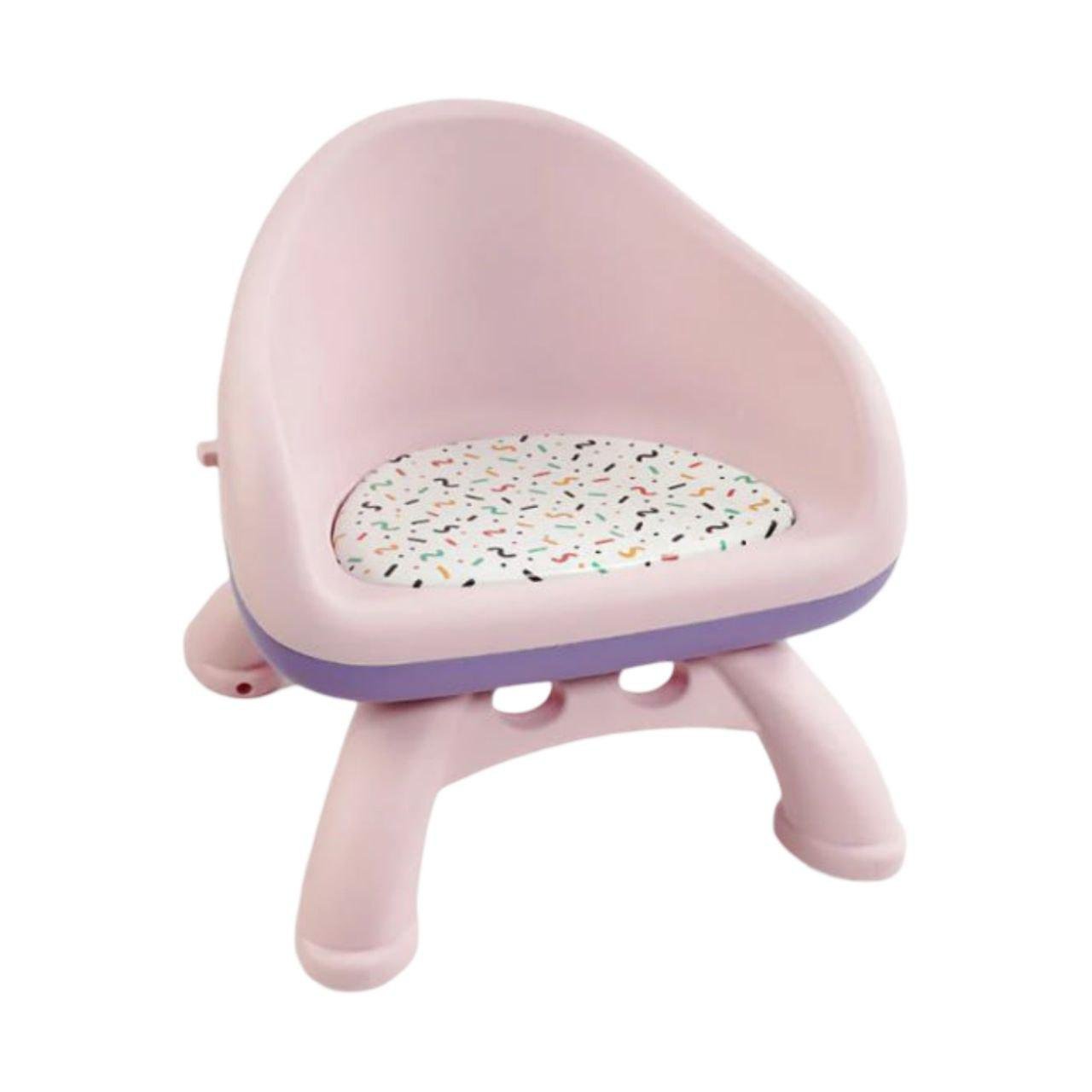 Стільчик для годування Bimbo BM-93497 зі штучної шкіри Рожевий - фото 2 Стільчик для годування Bimbo BM-93497 зі штучної шкіри Рожевий - фото 2