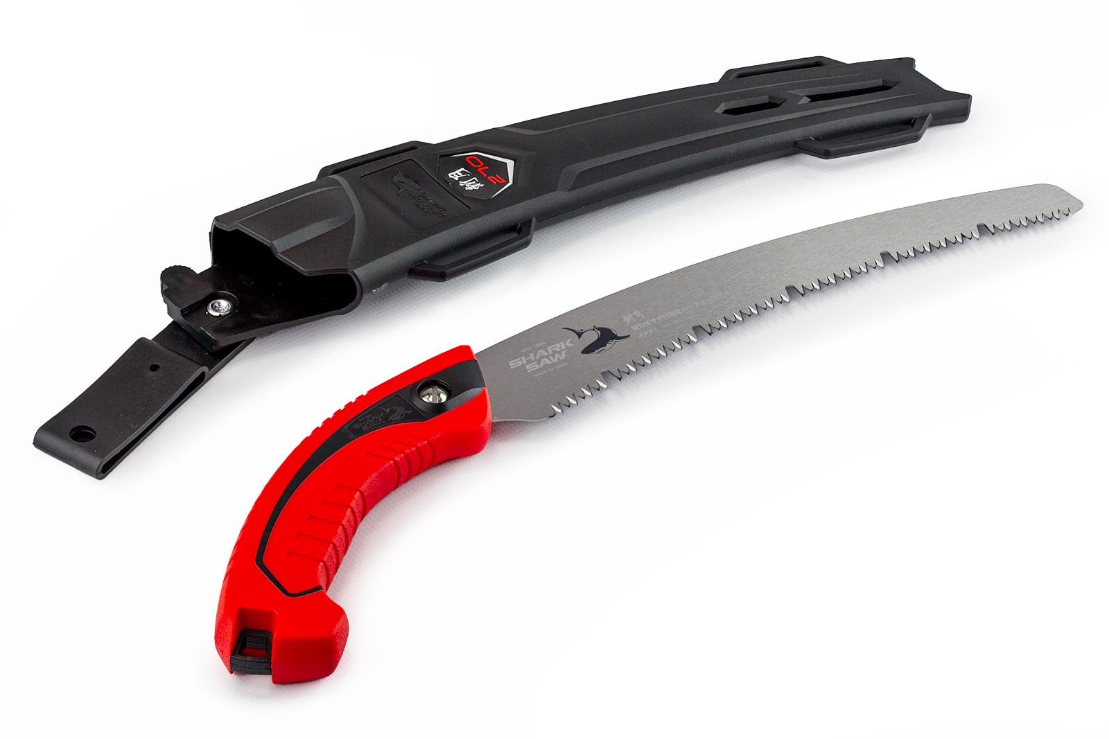 Пила садовая Takagi Shark Saw изогнутая с поясным чехлом⁠ 7 TPI 270 мм (107314)