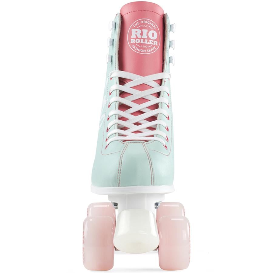 Ролики квады Rio Roller Script 35,5 Teal-coral - фото 6