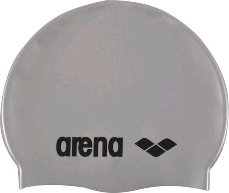 Шапочка для плавания детская Arena CLASSIC SILICONE JR Серебряный (91670-051)