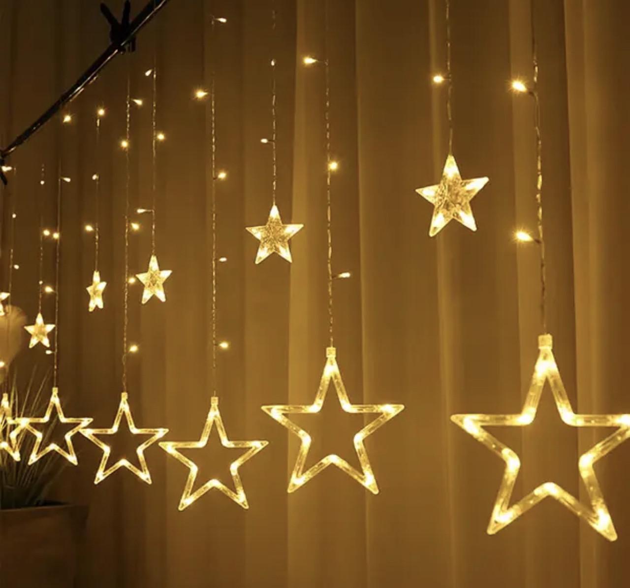 Гірлянда-штора Зірки LED 3х1 м (2349169518) Гірлянда-штора Зірки LED 3х1 м (2349169518)
