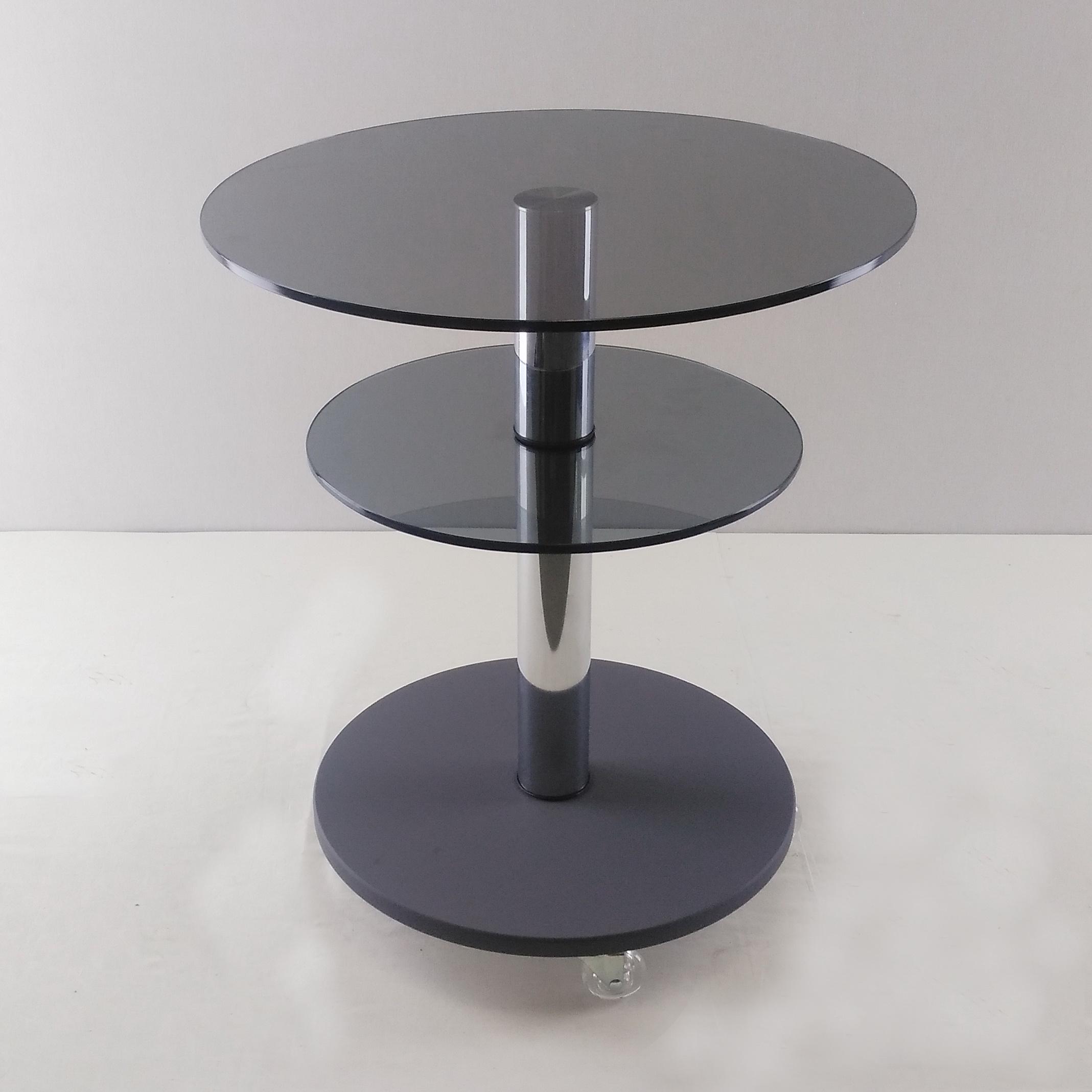 Стол журнальный стеклянный Commus Bravo Light K gray-gray-chr60 Серый (411810198) - фото 5 Стол журнальный стеклянный Commus Bravo Light K gray-gray-chr60 Серый (411810198) - фото 5