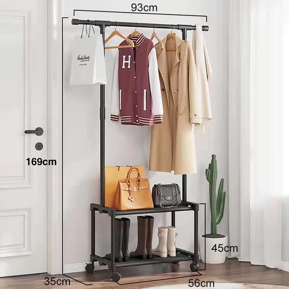 Стойка для одежды и обуви Clothes Rack CR-16 Черный (SS-31) - фото 3