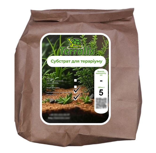 Субстрат для террариума Terralis кокосовое волокно/торф для террариума 5 л (27975632) - фото 1 Субстрат для террариума Terralis кокосовое волокно/торф для террариума 5 л (27975632) - фото 1
