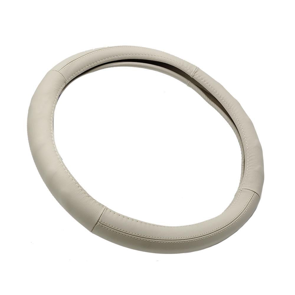Чохол на кермо шкіряний Elegant Plus М Бежевий (EL 105691)