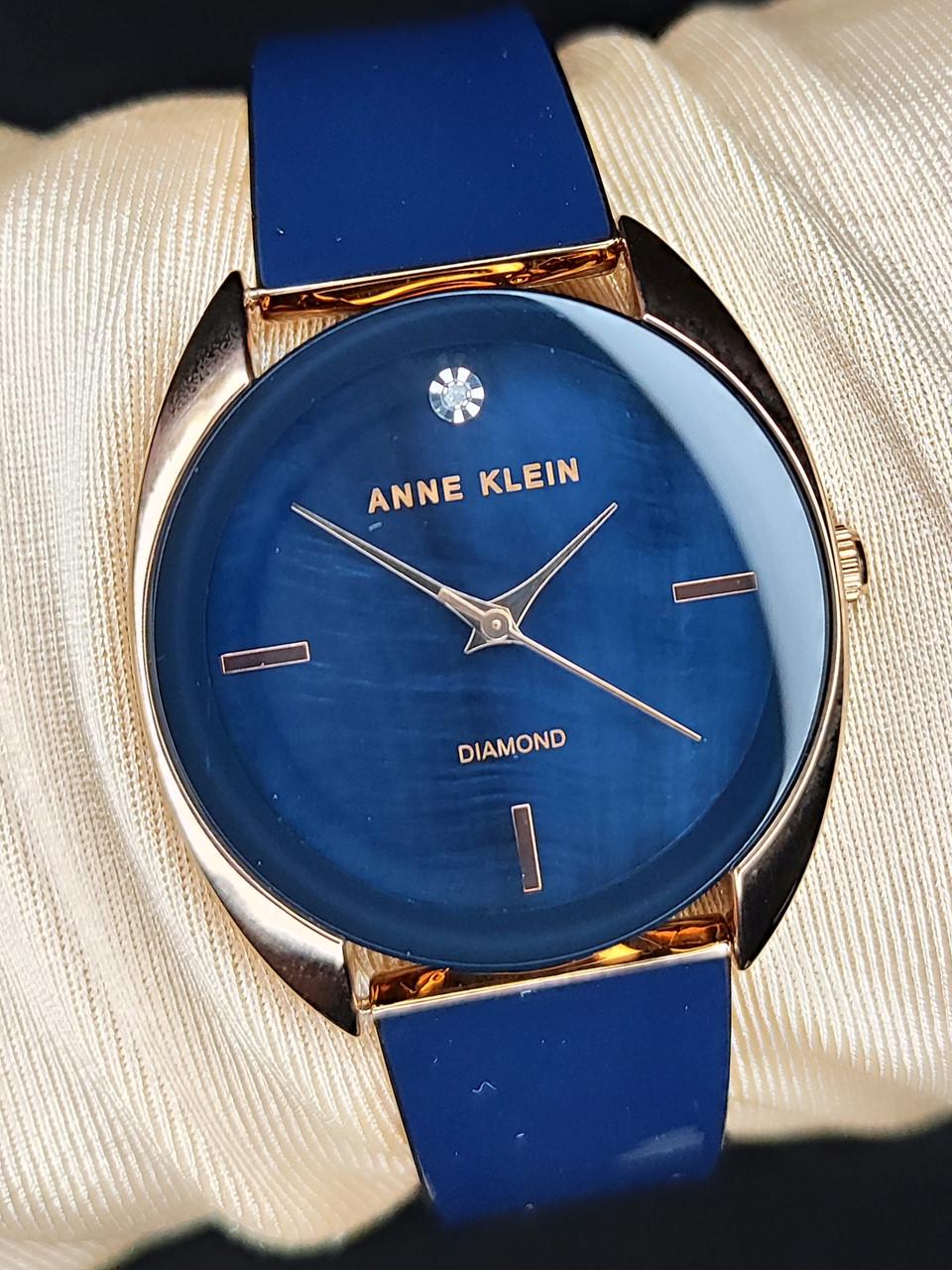 Наручные часы женские Anne Klein AK/4040RGNV Розовое золото/Синий