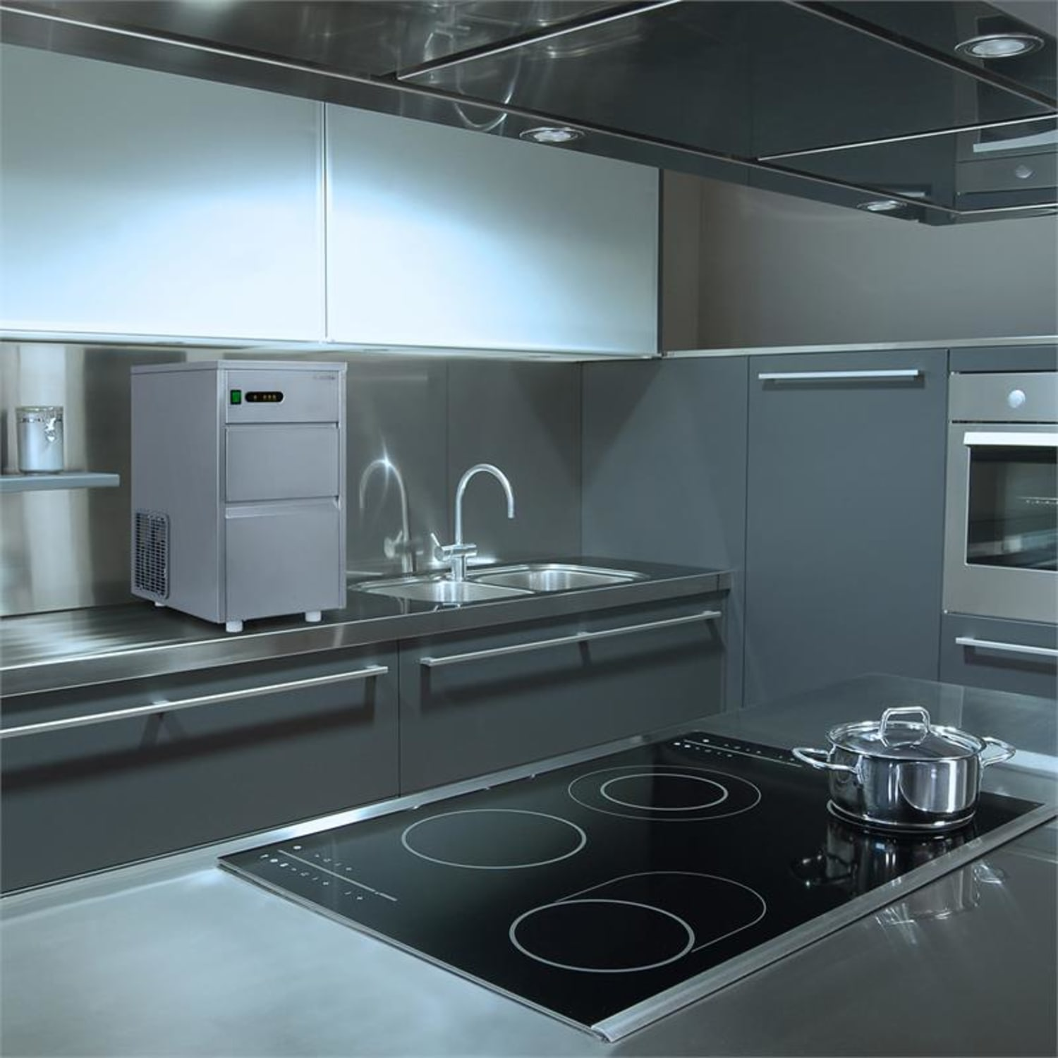 Льдогенератор KLARSTEIN XL 20 кг льда (10013323) - фото 7 Льдогенератор KLARSTEIN XL 20 кг льда (10013323) - фото 7