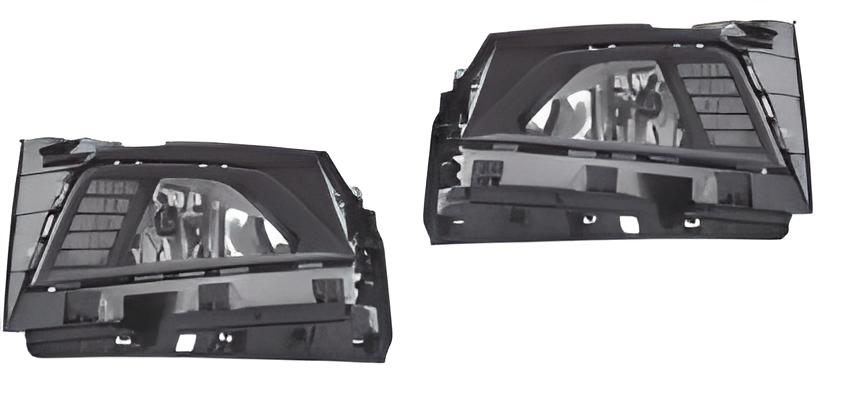 Фары дополнительные для VW Polo 6 2017-21 VW-0810 H8 12 V 35 W + Led 6W Fog + DRL + Turn (139823)