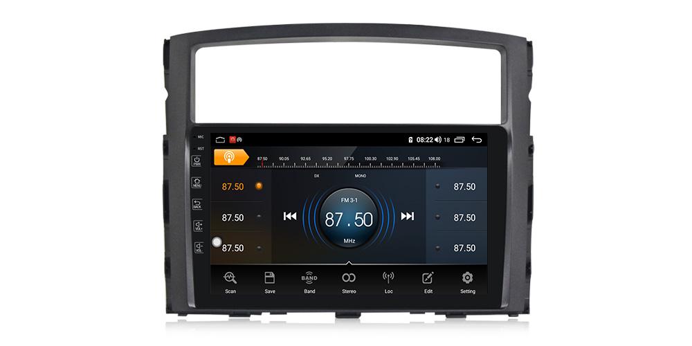 Автомагнитола штатная Torssen F96128 для Mitsubishi Pajero 2006-2015 г. 4G Carplay 6/128 GB 9" (21211051)