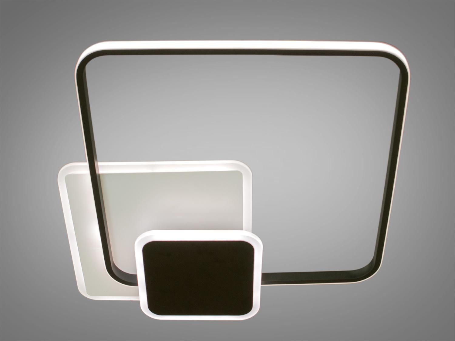 Люстра LED стельова з диммером Diasha 2124WH+BK 95W Люстра LED стельова з диммером Diasha 2124WH+BK 95W