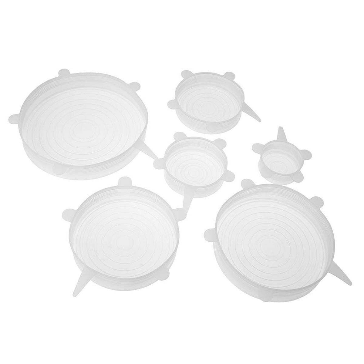 Набор силиконовых крышек Silicon Cap 6 шт. (06 SL)
