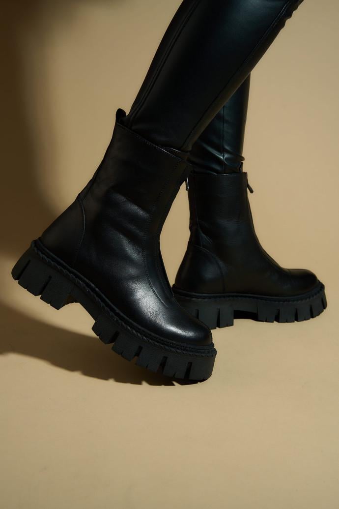 Черевики жіночі Fabio Monelli р. 39 Чорний (181973) - фото 2 Черевики жіночі Fabio Monelli р. 39 Чорний (181973) - фото 2