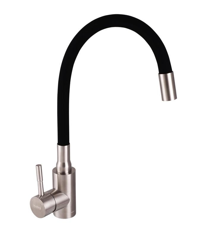 Смеситель для кухни Haiba SUS 011 с силиконовым изливом (HB3790)