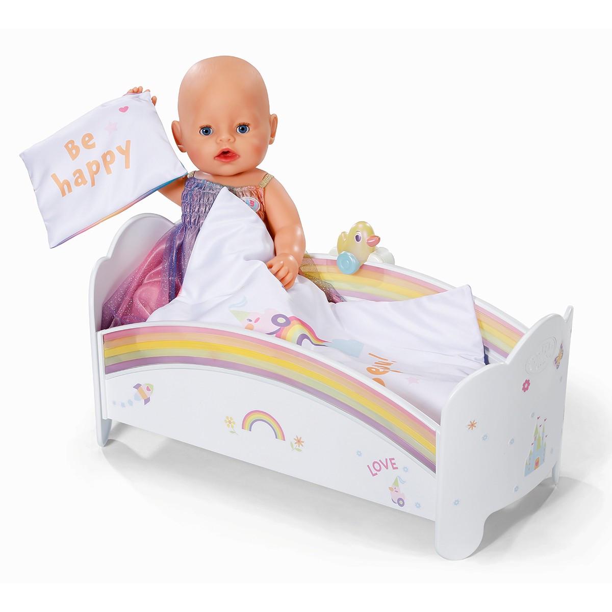 Кроватка для куклы BABY born Сон на радуге (835999-ks)