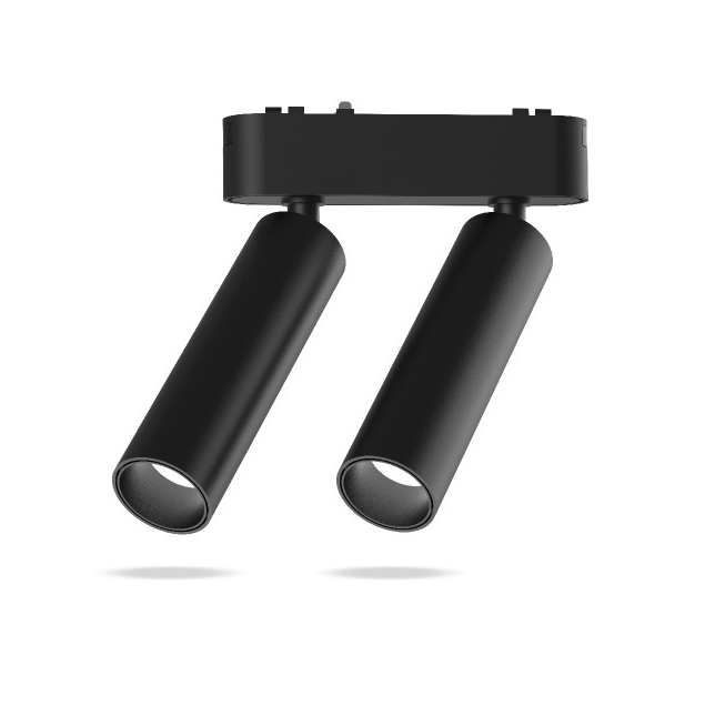 Світильник трековий Feron ECO LED 2х7W 4000K 24° 50х145х115 м м (e552013)