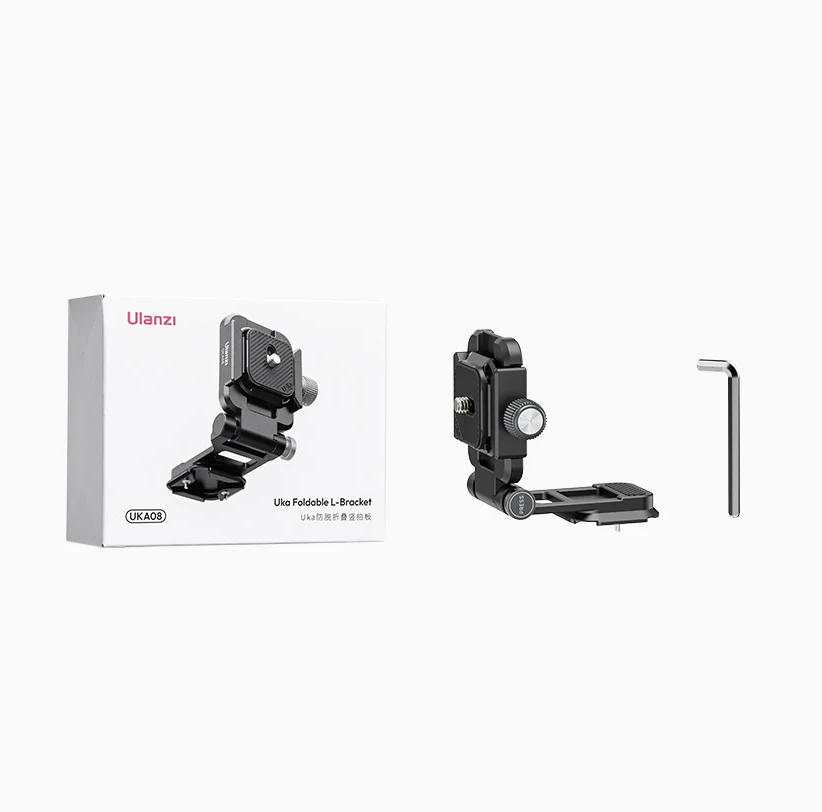 Кронштейн-держатель для камеры Ulanzi UKA08 Camera Foldable L-Bracket 1/4" Black (C023) - фото 11