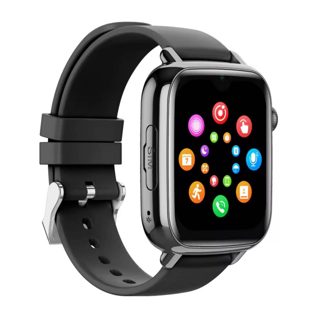 Смарт-годинник дитячий Wonlex KT34 камерою WI-FI GPS SIM-карта силіконовий ремінець Black (17777) Смарт-годинник дитячий Wonlex KT34 камерою WI-FI GPS SIM-карта силіконовий ремінець Black (17777)