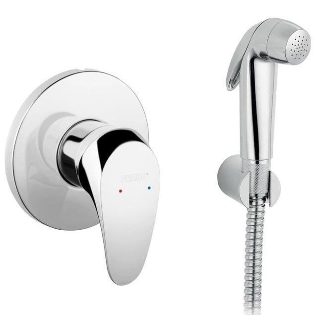 Смеситель для биде Ferro One BFO7PA-SET1 скрытого монтажа Хром (174783)