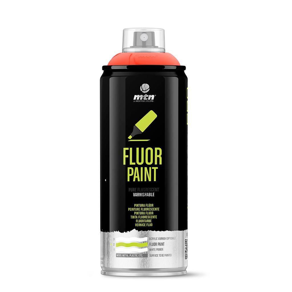 Краска флуоресцентная Montana Colors Fluor Paint 400 мл аэрозоль Зеленый