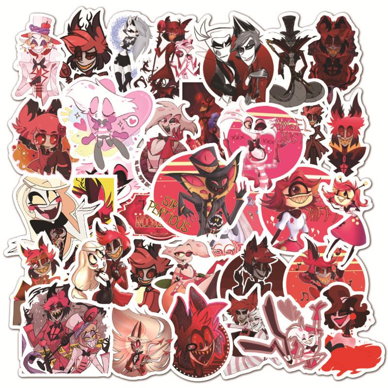 Стикеры виниловые Отель Хазбин №1 50 шт. (10641)