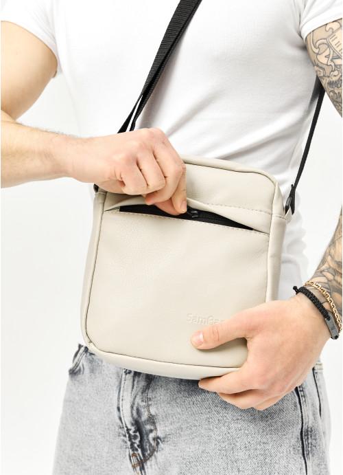 Мужская сумка-мессенджер Sambag через плечо из экокожи Серый (1001019723) - фото 5 Мужская сумка-мессенджер Sambag через плечо из экокожи Серый (1001019723) - фото 5