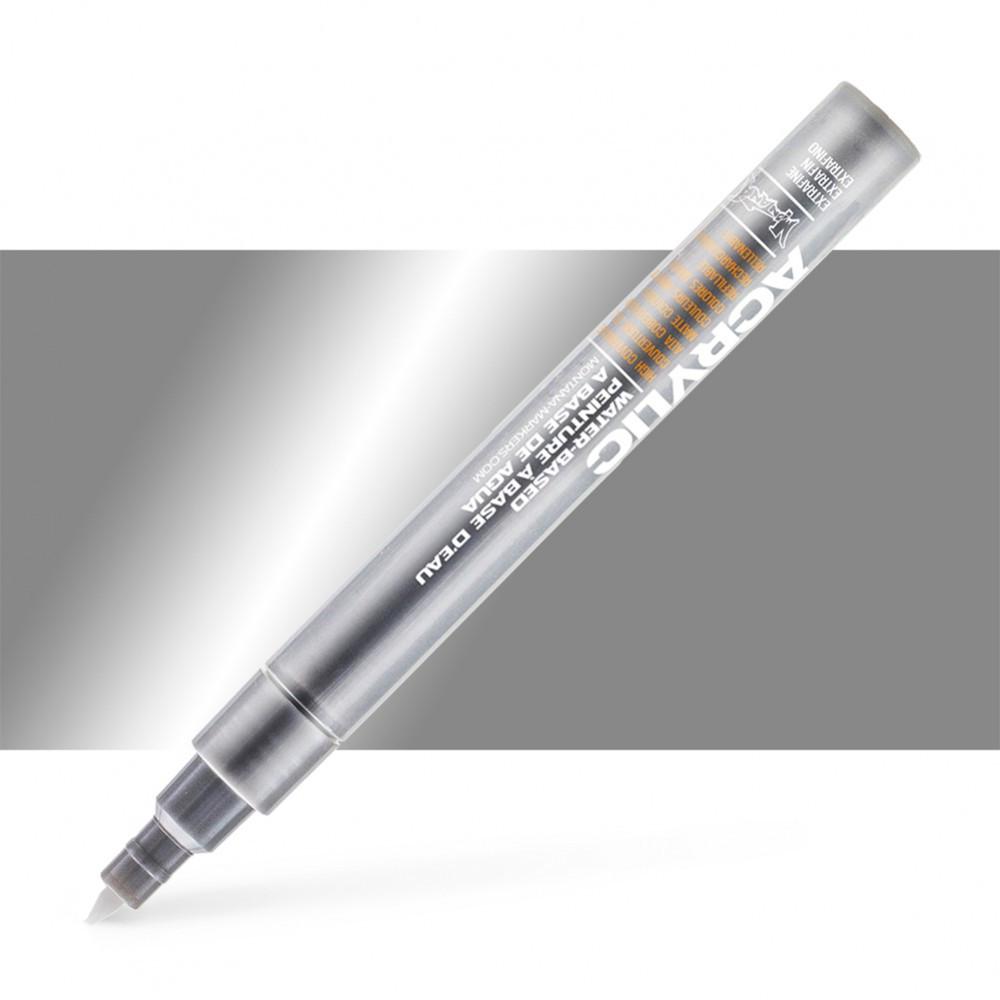 Акриловий маркер Montana 0,7 мм Сріблястий (322808) - фото 3 Акриловий маркер Montana 0,7 мм Сріблястий (322808) - фото 3