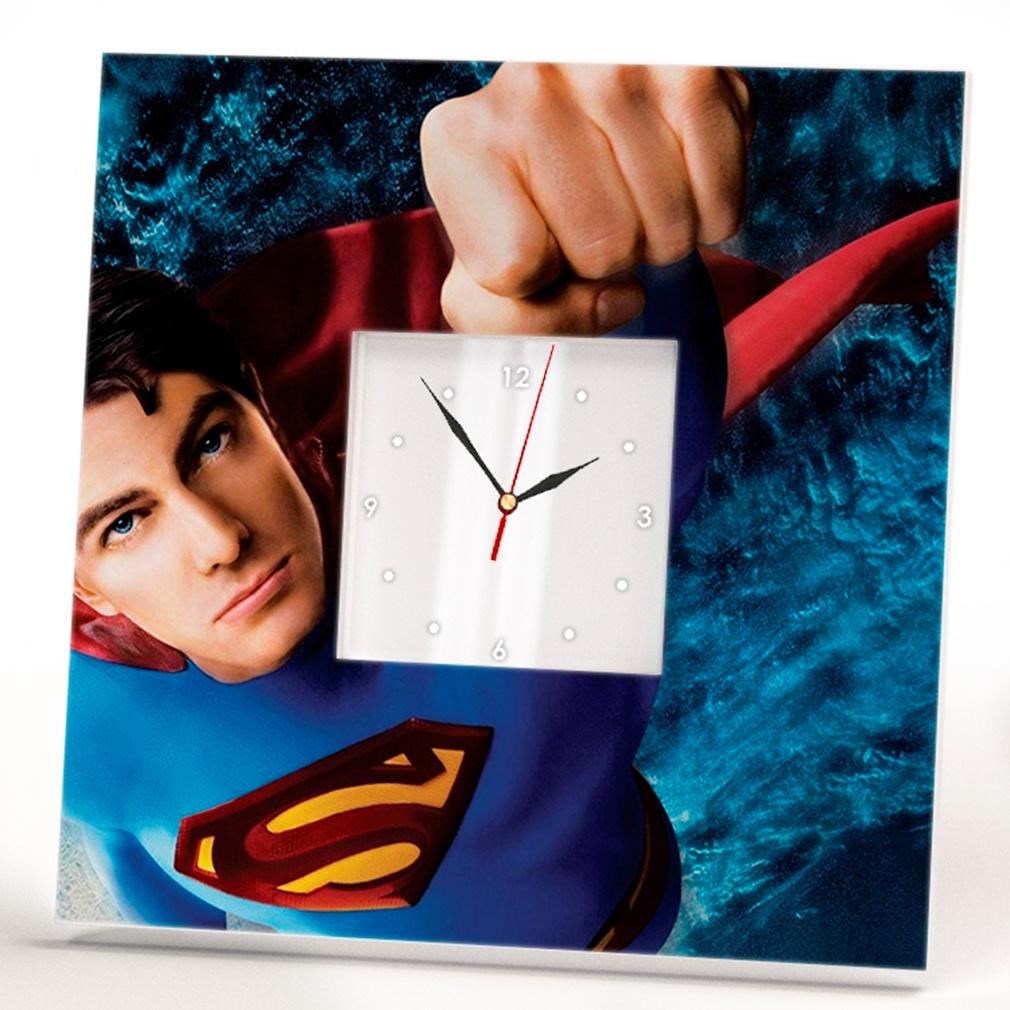 Часы настенные с декором Superman 260x260 мм (C00994)