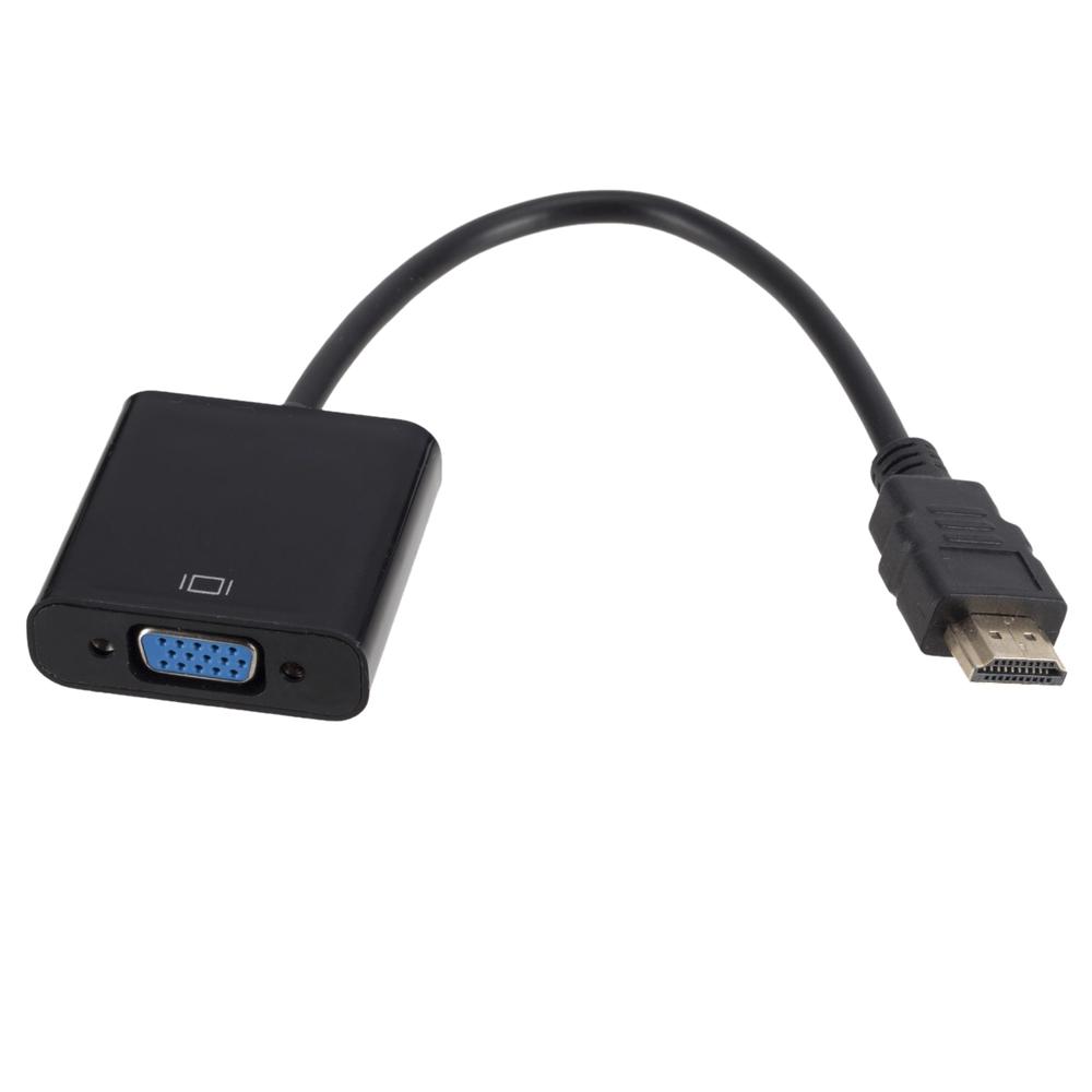 Переходник Kotion Each HDMI - VGA 0,2 м Black (CC-HTVA-B) - фото 4