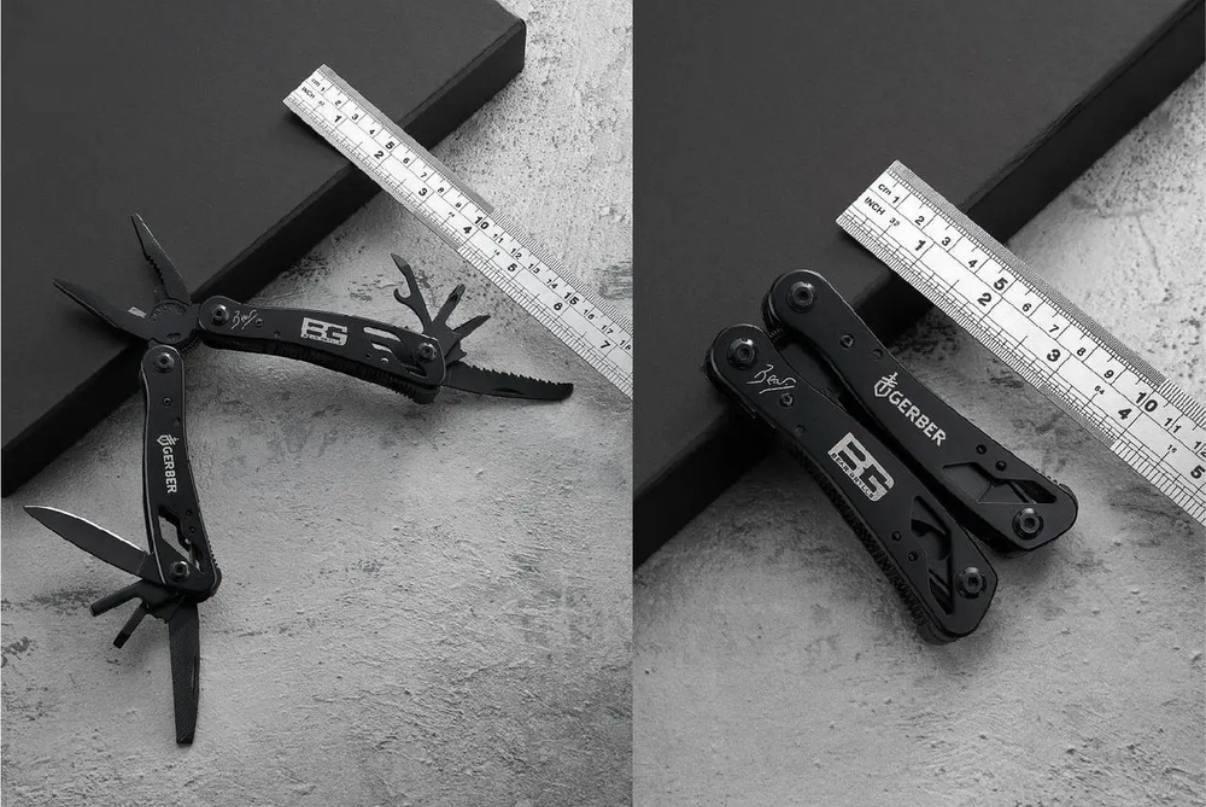 Мультитул Gerber bear grylls з набором біт насадок та пасатижами 9в1 - фото 2