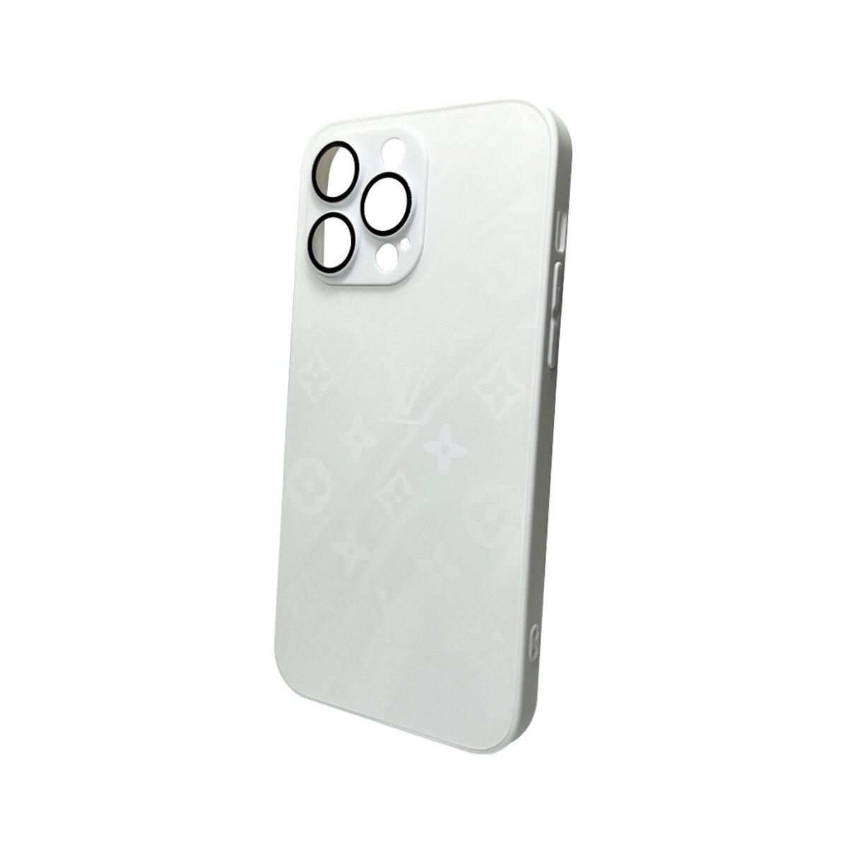 Противоударный чехол для Apple iPhone 14 Pro AG Glass Gradient Frame Pearly White