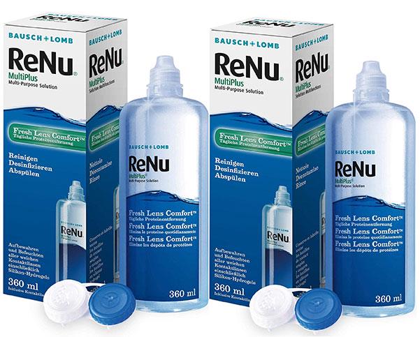 ᐉ Раствор мультифункциональный Bausch&Lomb ReNu MultiPlus 360 мл 2 шт.