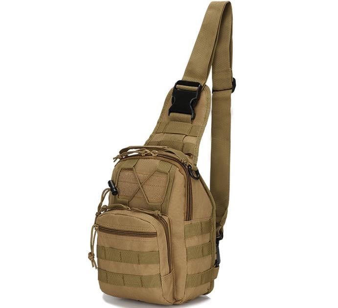 Сумка-слінг однолямкова Tactic із системою molle 7 л Coyote (095-coyote)