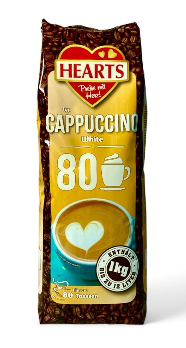 Капучіно Hearts Cappuccino White з ніжним вершковим смаком 1 кг (522)