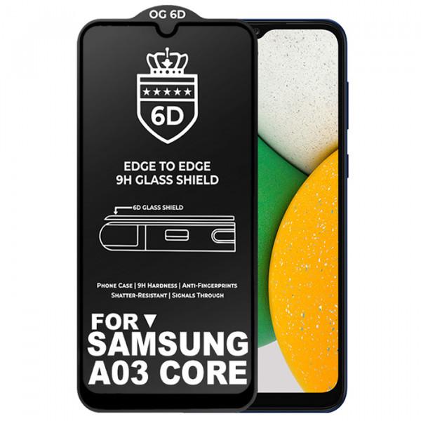 Защитное стекло 6D для Samsung A03 Core противоударное Защитное стекло 6D для Samsung A03 Core противоударное