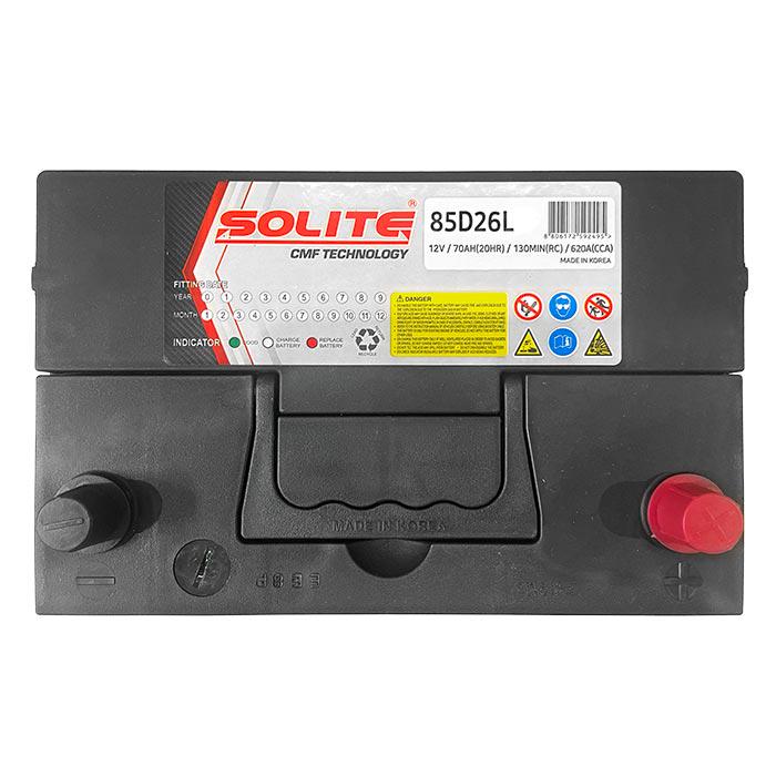 Акумулятор автомобільний Solite 6СТ-70Ah ASIA АзЕ 620А/CCA 85D26L (150793) - фото 4 Акумулятор автомобільний Solite 6СТ-70Ah ASIA АзЕ 620А/CCA 85D26L (150793) - фото 4