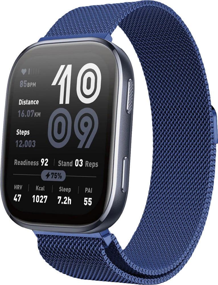 Петля миланская Milano для Amazfit Bip 6 Blue (40535-28) Петля миланская Milano для Amazfit Bip 6 Blue (40535-28)