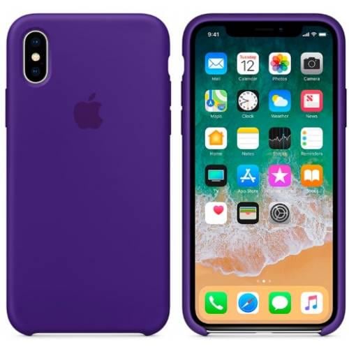 Оригінальний силіконовий чохол на Apple Iphone XS Max Ultraviolet