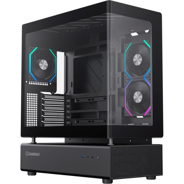 Корпус компьютерный GameMax 80BK Black Midi ATX без блока питания (80BK)