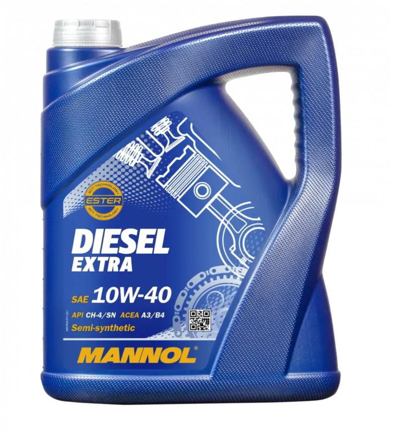 Моторное масло Mannol Diesel Extra 10w40 5л CH-4/SL