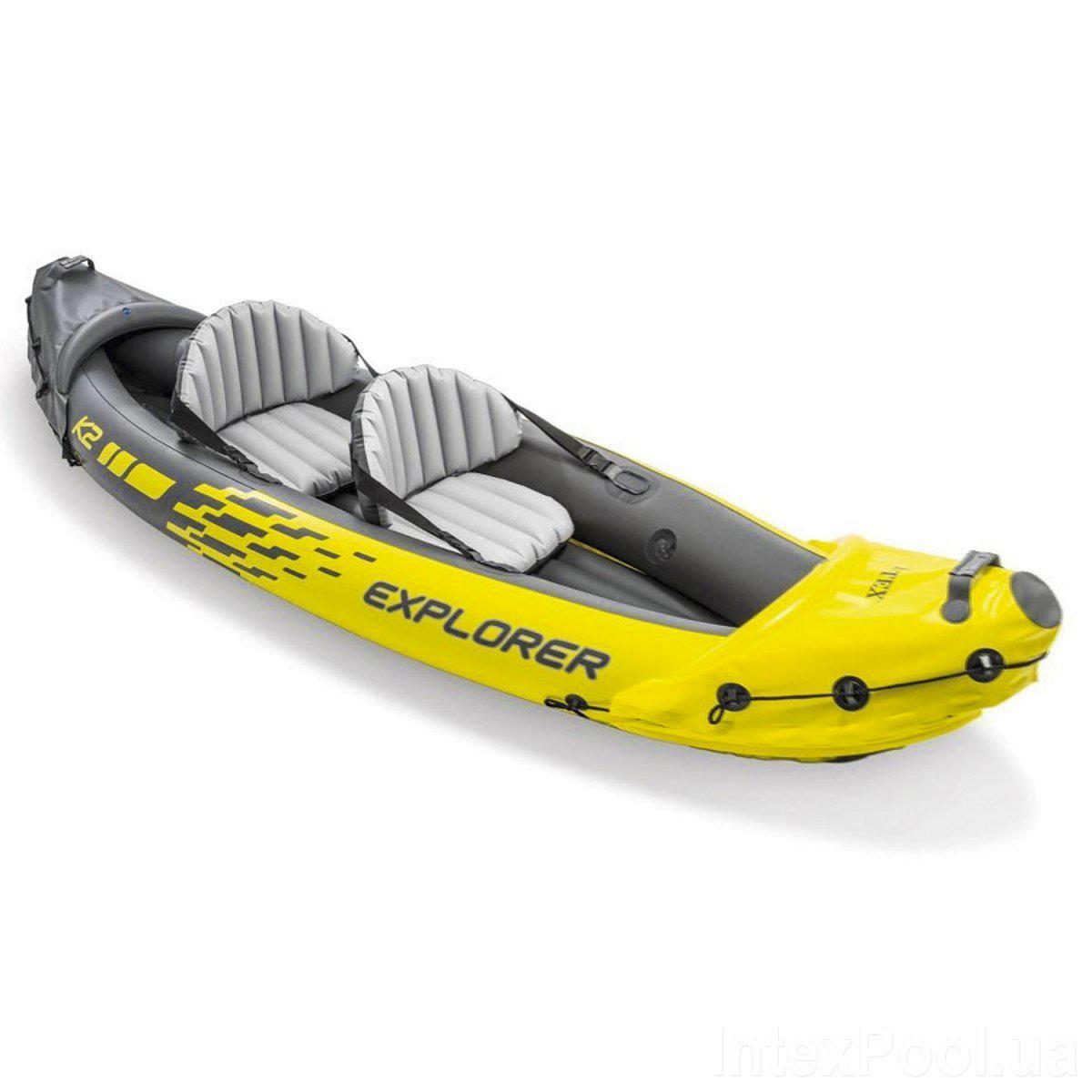 Каяк Intex Explorer K2 312х91х51 см (10692896) - фото 6 Каяк Intex Explorer K2 312х91х51 см (10692896) - фото 6