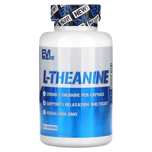 Теанин EVLution Nutrition L-Theanine 200 мг 60 капс. (EVL-02741) Теанин EVLution Nutrition L-Theanine 200 мг 60 капс. (EVL-02741)