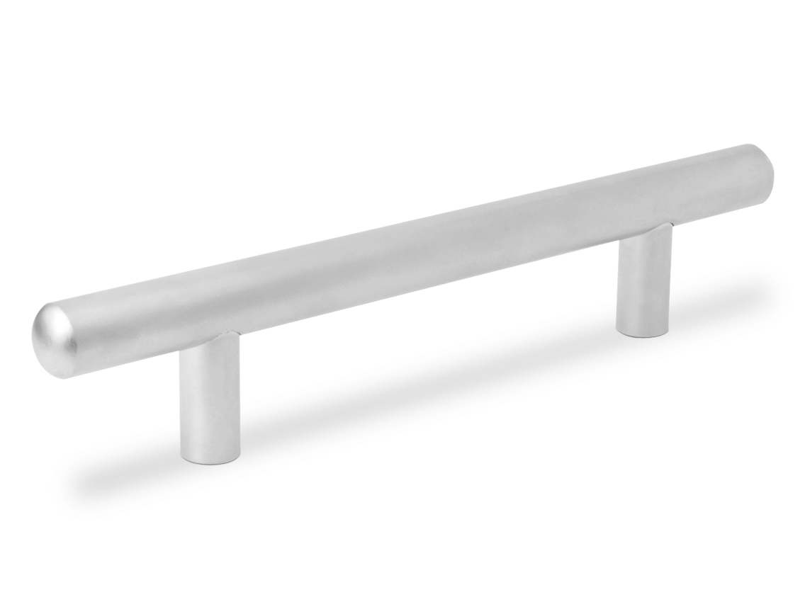 Мебельная рейнинговая ручка Giff RE1008/224 L 304 RS Хром матовый (07065)