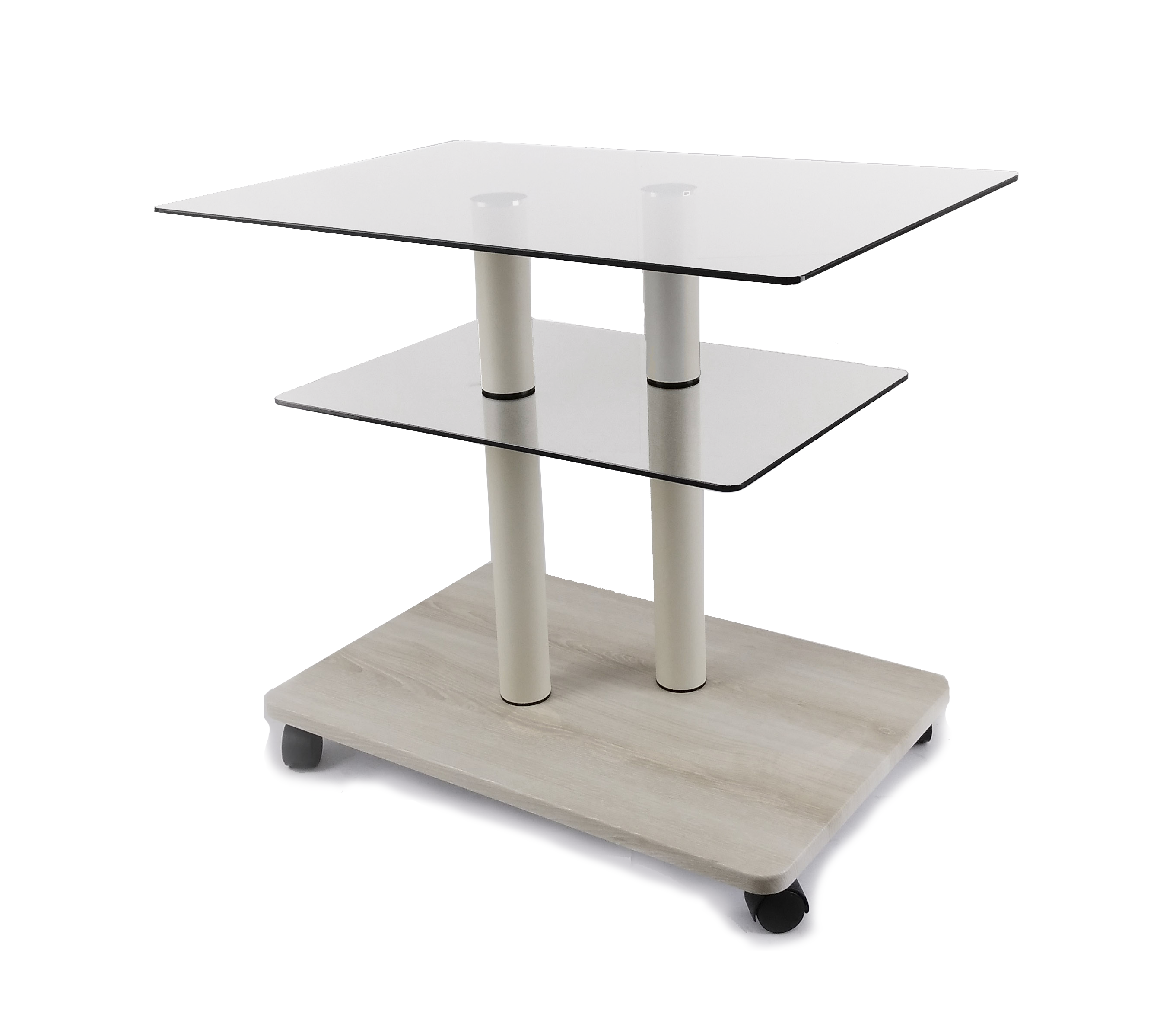 Стол журнальный стеклянный Commus Bravo Light P6 clear-sosnak-2bgs50 Белый (433860166) - фото 4 Стол журнальный стеклянный Commus Bravo Light P6 clear-sosnak-2bgs50 Белый (433860166) - фото 4