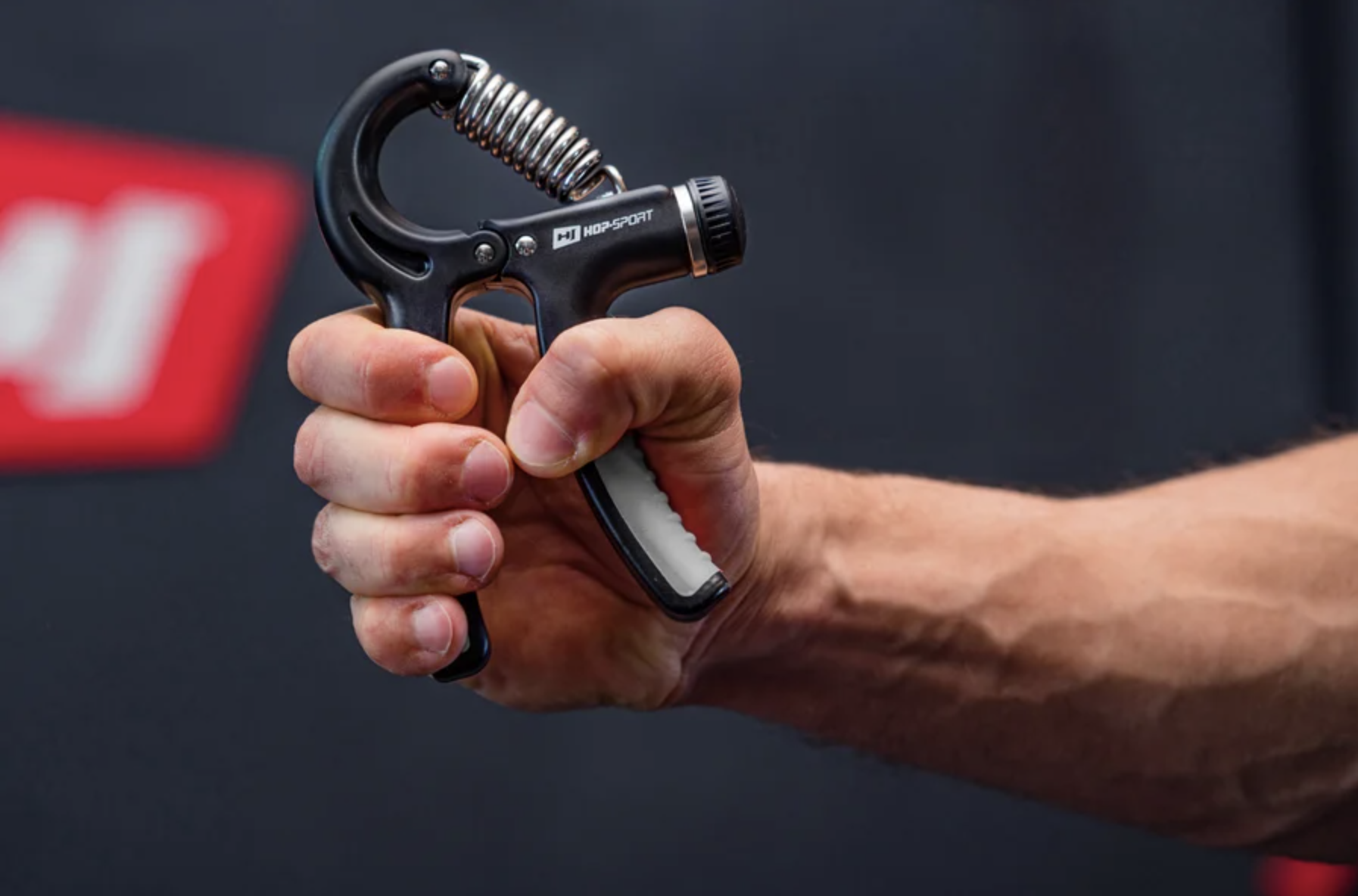 Эспандер регулируемый Hop-Sport 5-60кг HS-P060HG Черно-серый (4259) - фото 7