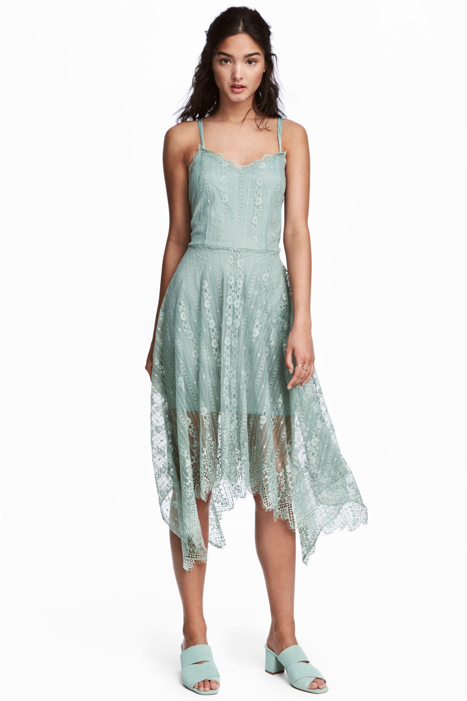 Платье H&M р. 36 Бледно-зеленый (16064877245)